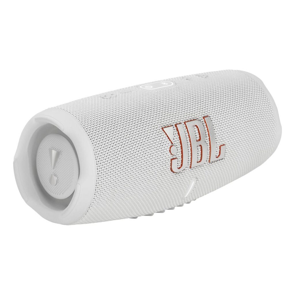 Bærbar Bluetooth-højttaler JBL Charge 5 – hvid Bærbar Bluetooth-højttaler JBL Charge 5 – hvid