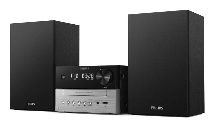 Mini stereoanlæg Philips TAM3205M2/12 – sort/sølv Mini stereoanlæg Philips TAM3205M2/12 – sort/sølv